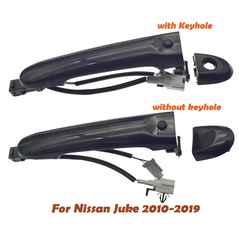 

A30F-1Pair Front Door Handle Keyless Entry 82644-1FA5A 80640-1FA5B For Nissan Juke F15 2010-2019 Car Inductive Outer Handle