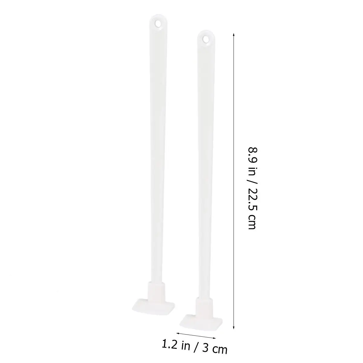 

2 Pcs Scraper Long Handled Tool for Jars Silicone Bottle Scraper Jam Marmalade Sauce Kitchen Silicone Spatula