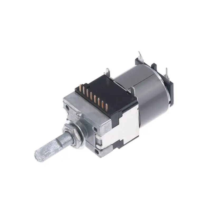 1 قطعة المحرك Pm6006 حجم الجهد المحرك B50K المزدوج 8-Pin مع الحنفية 25 مللي متر Hlaf رمح