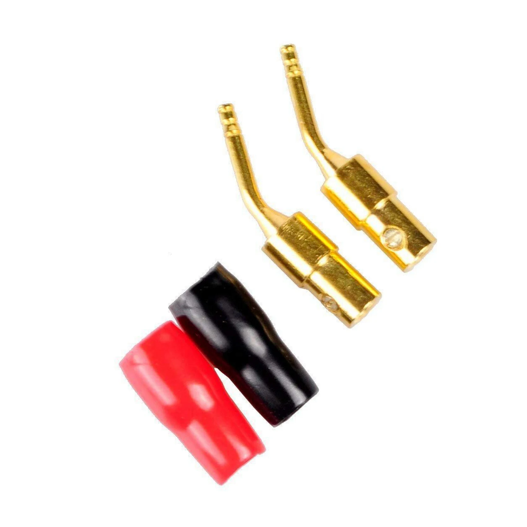QWE-20-Pair 2Mm Banana Plug Pin Screw Type, Audio Speaker Cable Connector Copper