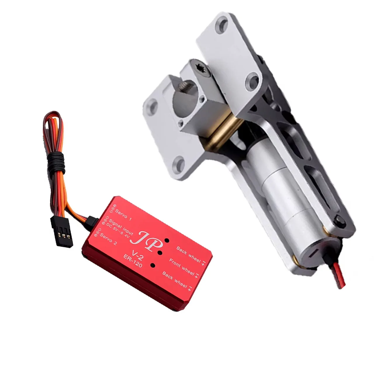 ER-120 Alloy CNC Electric Retracts Gear JP Hobby Full Metal  For 7-8KG 90-120mm Sized Jets RC Plane Model