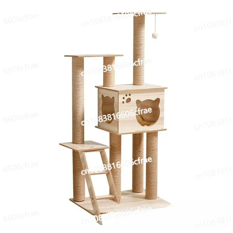 Tree Integrated Cat Pet Supplies Multi-layer Cat Villa Cat Jumping Platform Scratching Column Available