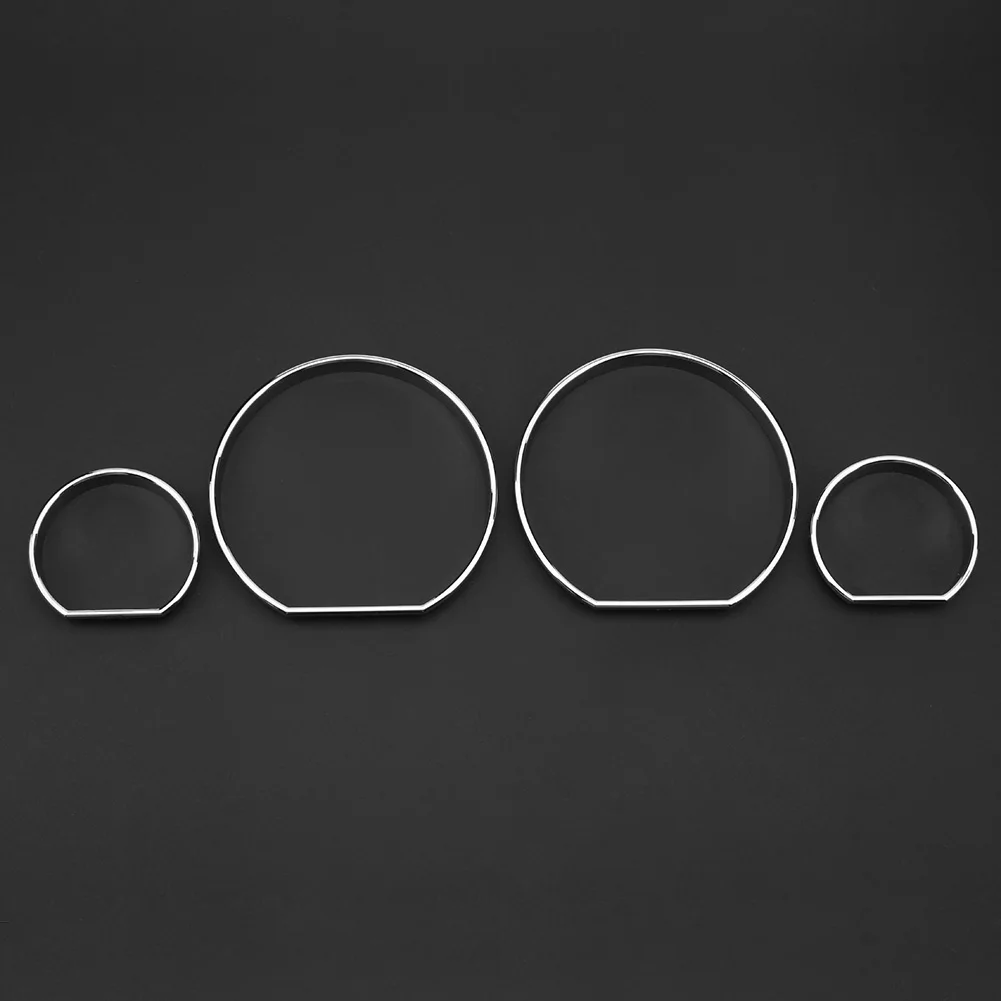 1Set Auto Dashboard Decoration Frame For BMW E46 Accessories Car Speedometer Circle Styling Cover Dash Dial Rings Bezel