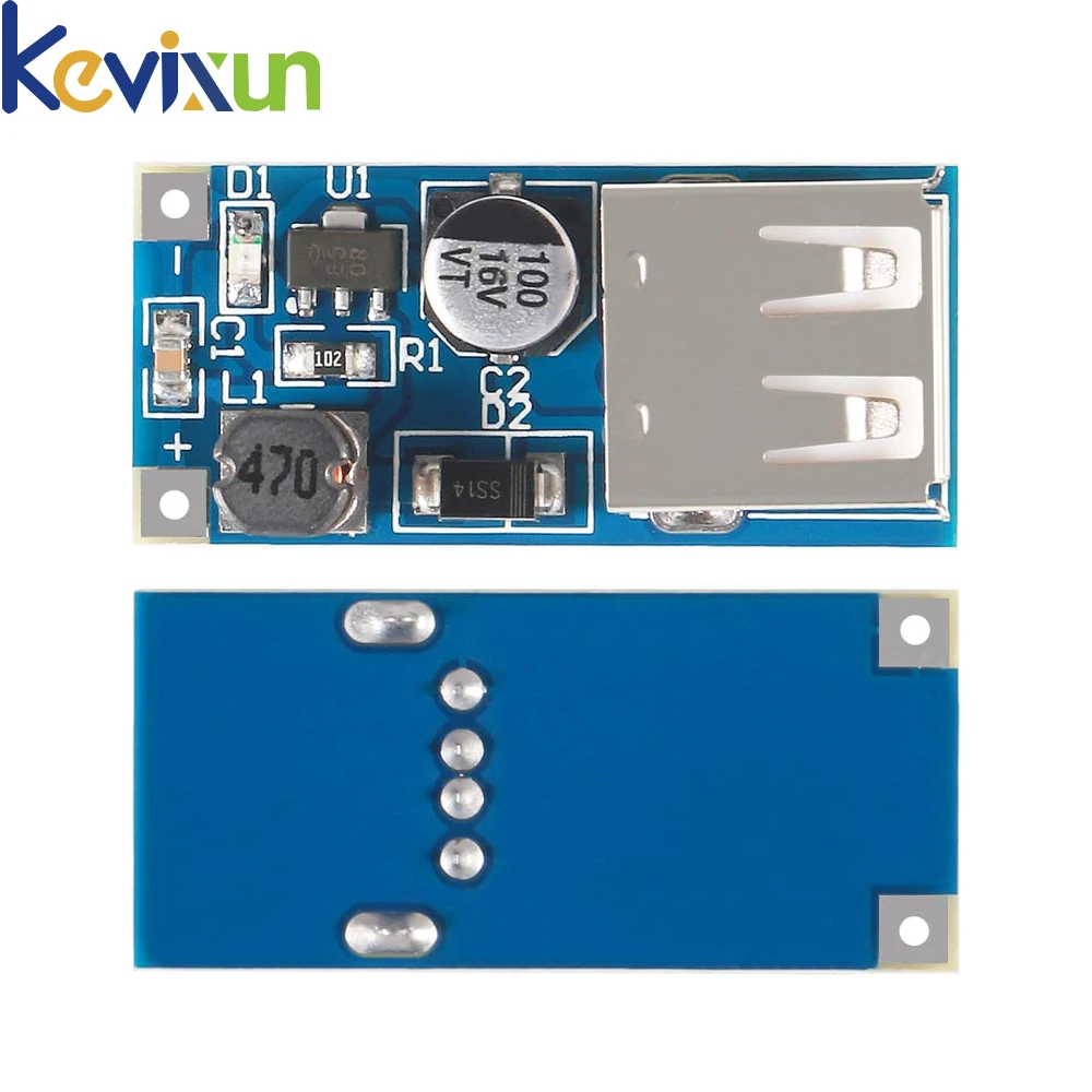 5-10pcs DC-DC USB Output Charger Converter Step Up Power Boost Module 0.9V ~ 5V To 5V 600MA USB Mobile Power Supply Boost Board