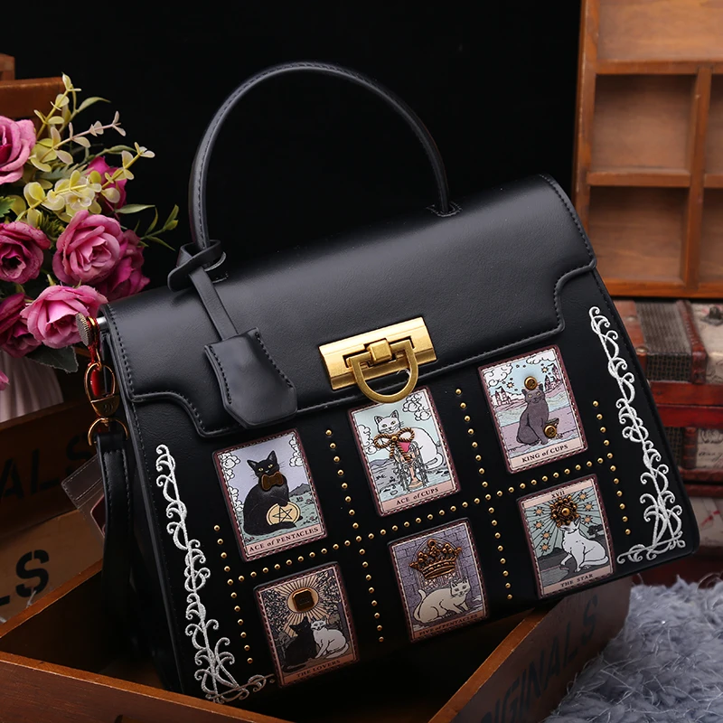 Light luxury brand women's handbag 2025 new autumn and winter fashion heavy industry painting designer Shang crossbody bag large