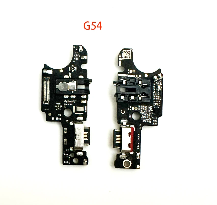 10 Peças Placa Conectora de Carregamento USB com Cabo Flexível para Motorola Moto G54