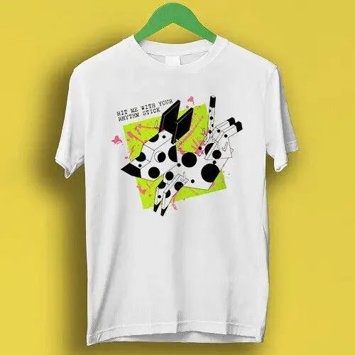 Футболка с ритмичной палочкой Иан дури и блокголовками поп-рок p1487высокое качество 100% хлопок короткий рукав