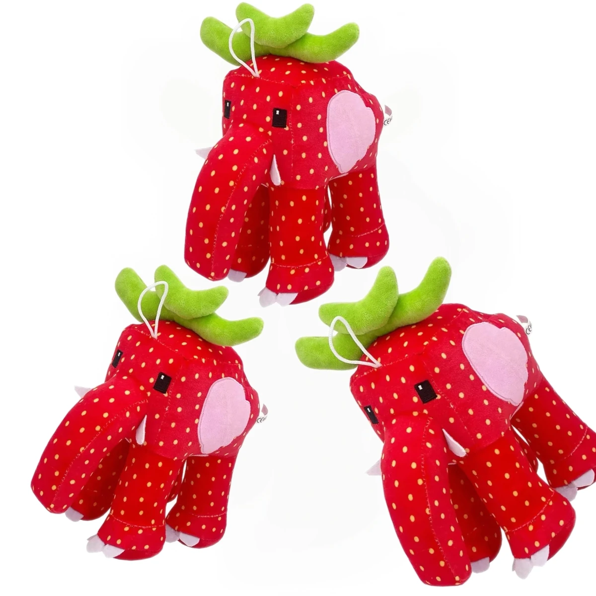 

Strawberry Elephant Plush Toy Soft Steal a Brainrot Italian Karkerkar Kurkur Chair Plushie - Unique Gift for All Ages