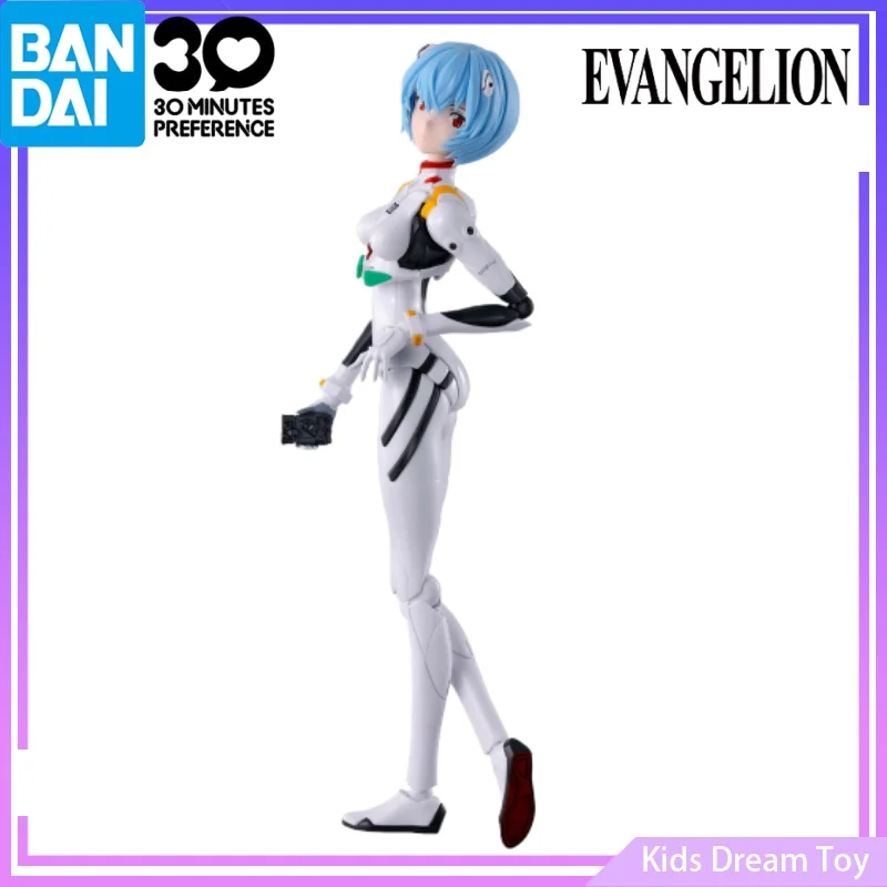 Assembly Bandai in Stock Original 30MP NEON GENESIS EVANGELION Anime REI AYANAMI(PLUG SUIT Ver.) Action Figures Toys Collectible