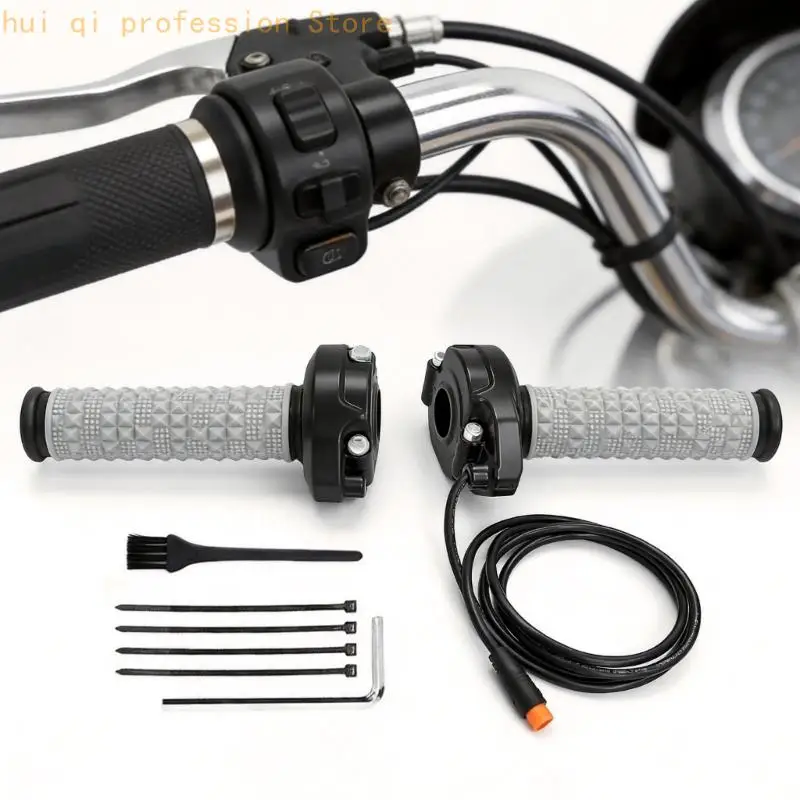 Ersatzdrehgriff und Griffset für HappyRun Elektrofahrrad, Kabelleitungsbaugruppe mit Silikonhülle für Reparaturarbeiten H8WE – Detail 8