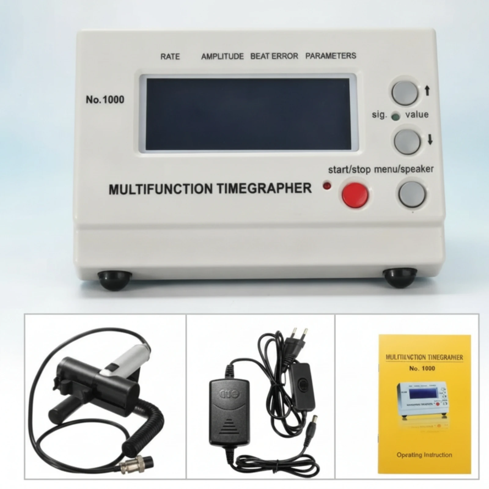 Bekijk Timegrapher met sensorc - Timegrapher Watch Calibration Timing Machine recensie en prijs