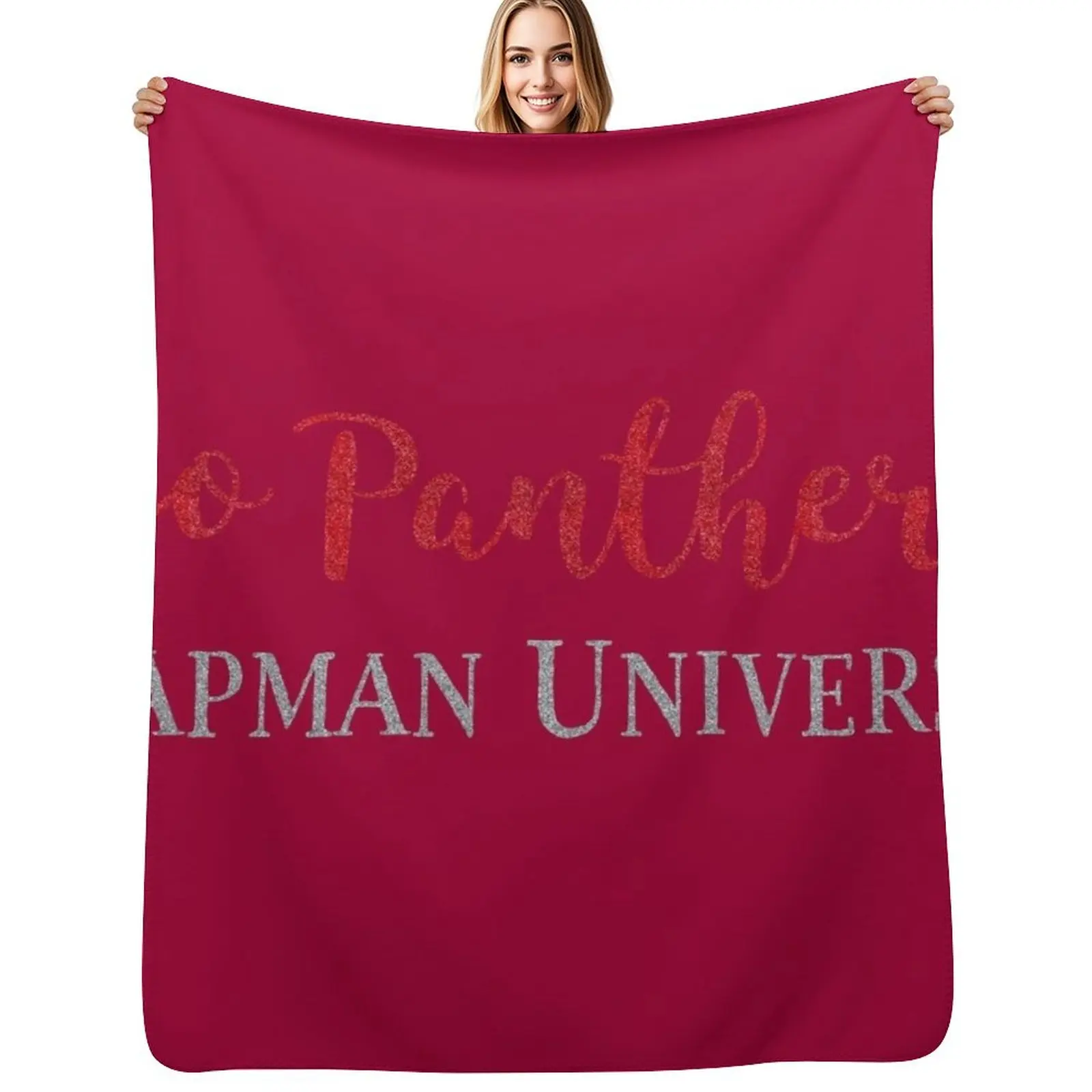 Chapman University Throw Blanket Stylish Couch Blanket for Home Living Room