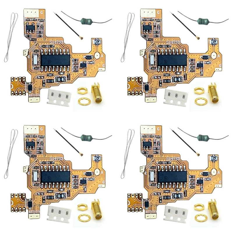 4X SI4732 Chip And Crystal Oscillator Component Modification Module For Uvk5/K6 PLUS FPC Version For Quansheng UV-K5