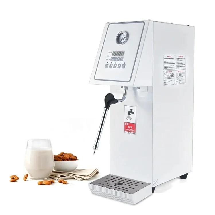 

Commercial Stainless Steel Milk Bubble Steamer Coffee Frother Automatic Electric Milk Foaming Machine