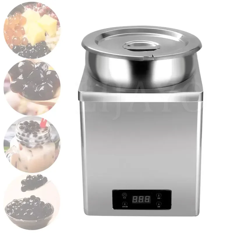 

LIJAYO Electric Warmer Pot Bubble Tea Machine Tapioca Balls Boba Rice Heat Preservation Pot Machine