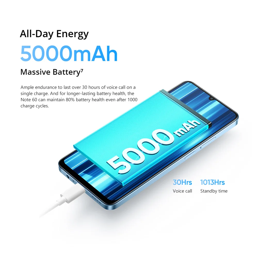 هاتف Realme Note 60 4G الذكي 4GB Ram 256GB Rom 5000mAh