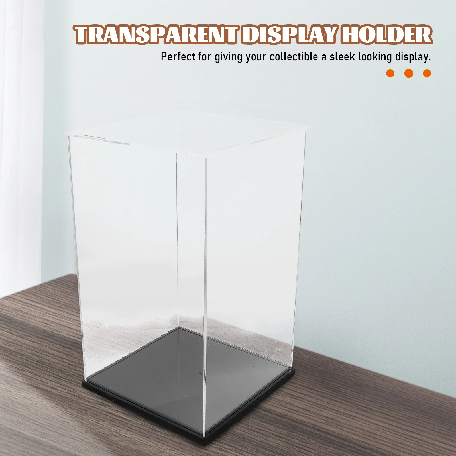 

Acrylic Display Box Transparent for Collection Storage Showcase Modern Home Decor Easy Access Stackable Protection Clear