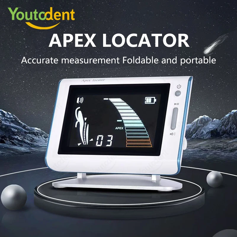 Mini Dental Root Canal Apex Locator with HD Color Screen High Precision Measurement for Dentist Root Canal Treatment Equipment