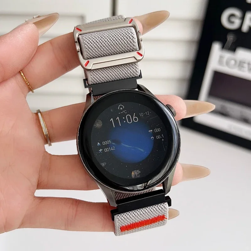 22 mm elastisches Nylonband für Xiaomi Watch 2 Pro S4 S3 S2 S1 Pro Active geflochtenes Uhrenarmband für Mi Watch Color Miwatch Color 2 – Detail 17
