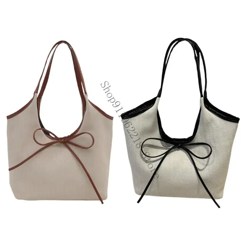 

French Inspired Shoulder Bag Large Capacity Underarm Bags for Women and Girls 066F