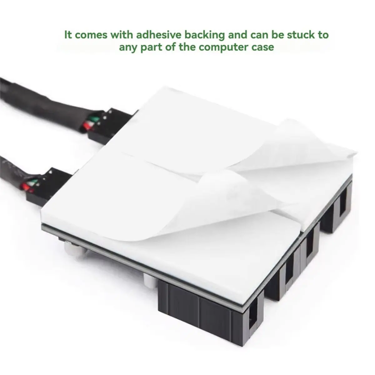 【A75T】 9Pin USB Splitter Motherboard USB2.0 HUB Female to Male 1 Port to 4 Ports Extend Cable Adapter for PC 9-Pin Accessories