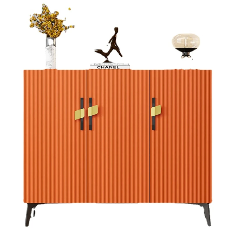 

Stone Plate Light Luxury Shoe Cabinet Home Doorway Storage Large Capacity Entrance Cabinet Customization Shoe Rack