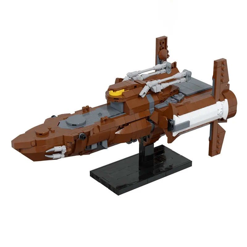 971 pz MOC Il Bebop Spazio Modello Building Blocks Architettura Assemblare Idea FAI DA TE Regali Di Natale Giocattoli Educativi Mattoni Per Bambini