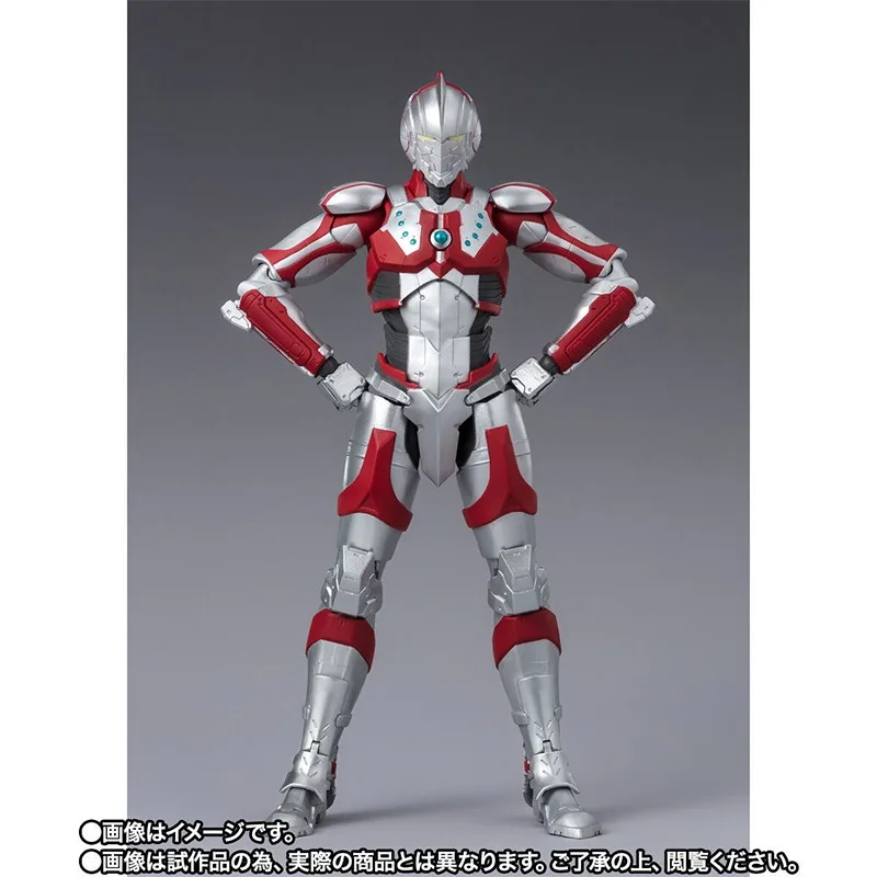 Oryginalna oryginalna Bandai Anime Ultraman SUIT ZOFFY animacja SHF zabawki modele postaci prezenty kolekcjonerskie ozdoby dla dzieci