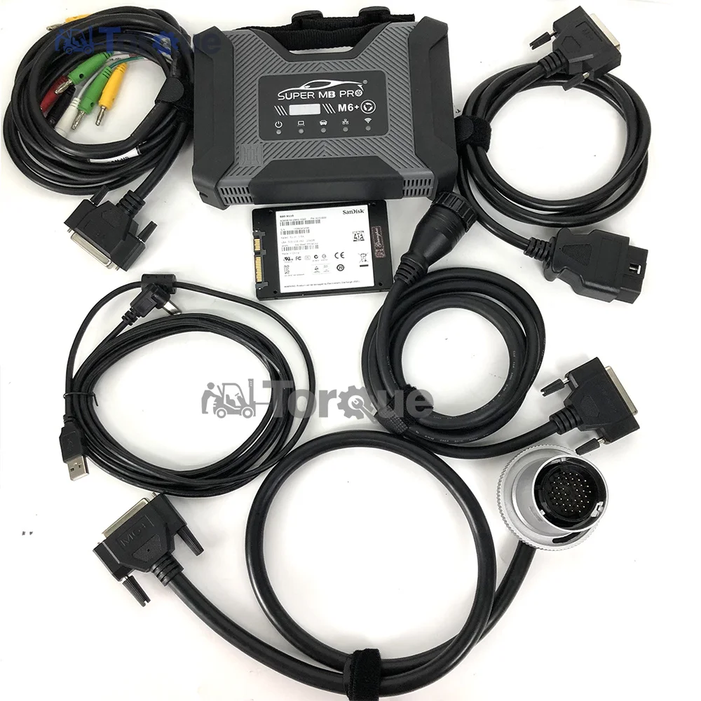 Full Chip Xentry MB Star M6 DOIP SD Connect for Benz Car & Truck Auto Diagnostic-Tool (12V+24V) WIFI Diagnosis