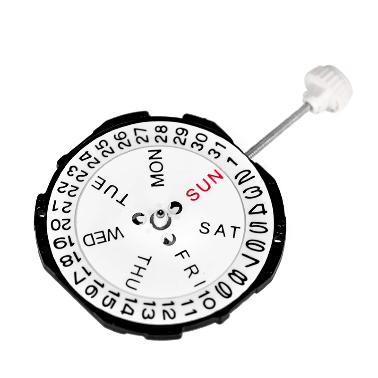 26mm Dual Calendar Day & Date @ 3 Replacement Quartz Watch Movement for SL28 watchmakers and watch repairing workers