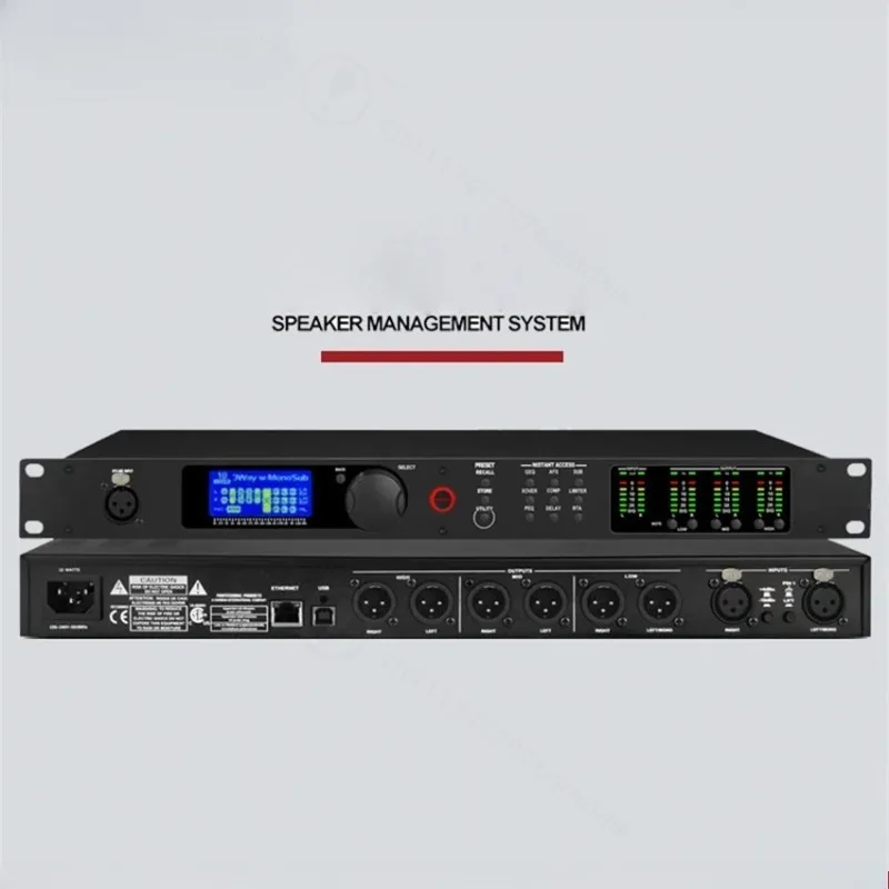 PA2 Professional Digital Audio Processor With 2 In And 6 Out Speakers For Professional Bar And Stage Performances And A Linear