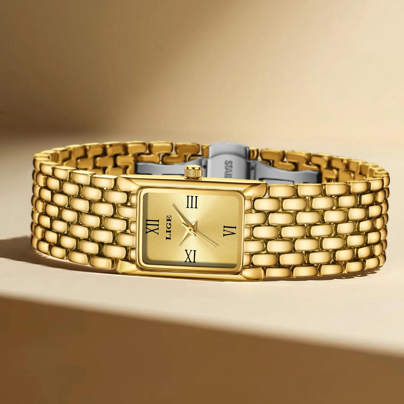 LIGE женские наручные часы Элитный бренд часы для женщин элегантный браслет водостойкие модные кварцевые женские часы Reloj Para Mujer