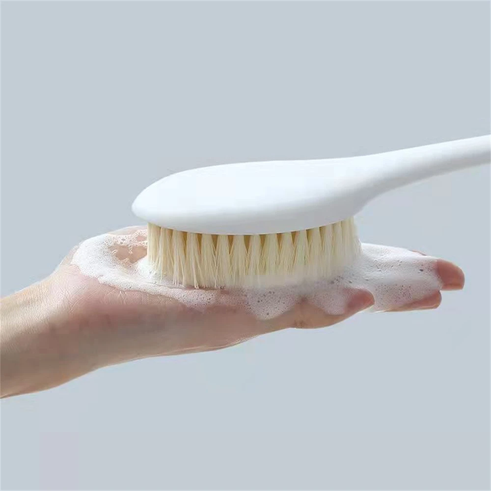 2024 Bath Brush Body Exfoliating Scrubber Long Handle Body Back Massage Shower SPA Foam Bath Accessories Body Cleansing Brush