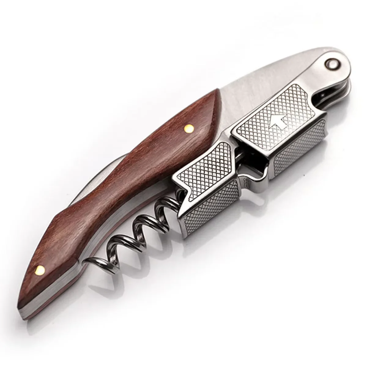 Wein Opener, Professionelle Kellner Korkenzieher, Flasche Opener und Folie Cutter Geschenk für Wein Liebhaber