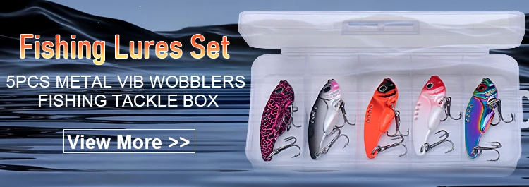 GOBASS 5pcs Mini Metal VIB Blade Jig Fishing Lure 25mm 3g Sinking Vibration Artificial Baits Spoon Vibe for Bass Pike Perch