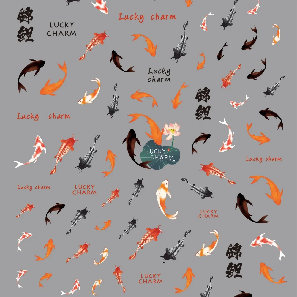 

10 шт., наклейки для ногтей с бантом кои, звездой и цветком, 3D украшения для ногтей, женские самоклеящиеся декоративные наклейки для маникюра «сделай сам»