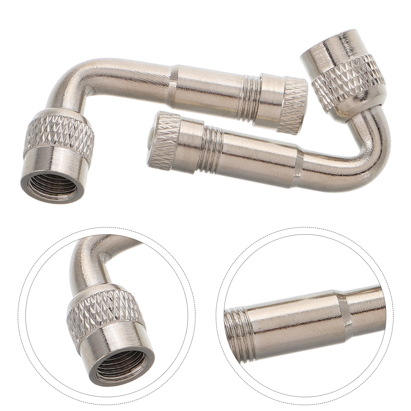 

2pcs Stem Tire Valve Stem Extenders Extension Rod For Car Trucks Rvs Durable Valve Extenders Kit Tire Maintenance Tool