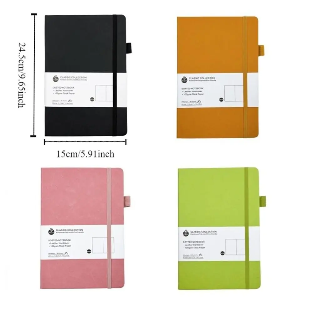 Schreibwaren Premium A5 Notizbuch mit Bindeband, Gesäßtasche, Notizblock, Lesezeichen, Band, Tagebuch, Planer, Notizen, Geschenk