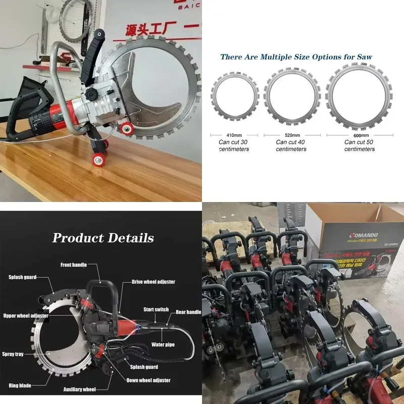Multifunctional Concrete Ring Saw for Cutting Granite Marble Stone