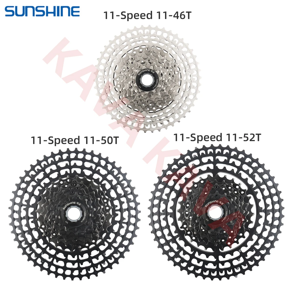 SUNSHINE SZ Ultralight MTB Cassette 11S 12S 10S Mountain Bike K7 11V Bicycle Flywheel Alloy 12 Speed HG for Shimano M4100 5100