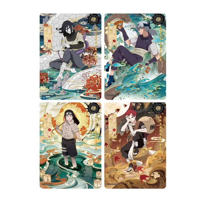 KAYOU NARUTO Series 8 Bing Zhi Zhang Inherit PR/CR/SP/AR/MR/UR/SSR/SR/R Orochimaru Gaara Jiraiya Genuine Anime Collection Card