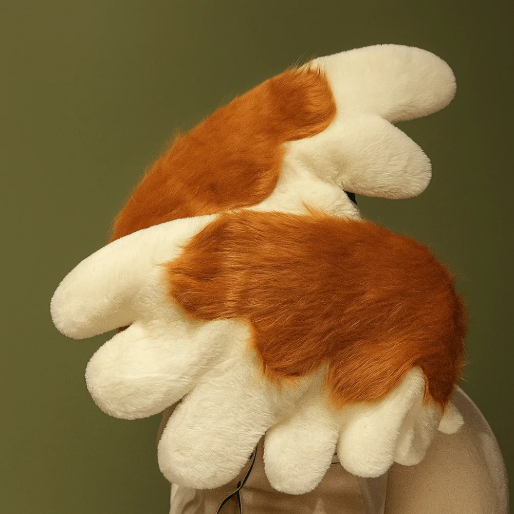 Giochi di ruolo Costume cosplay Ali Spettacolo teatrale Accessori per feste Ragazza Peluche Ali di animali Ali di vestizione pelose Regali per costumi