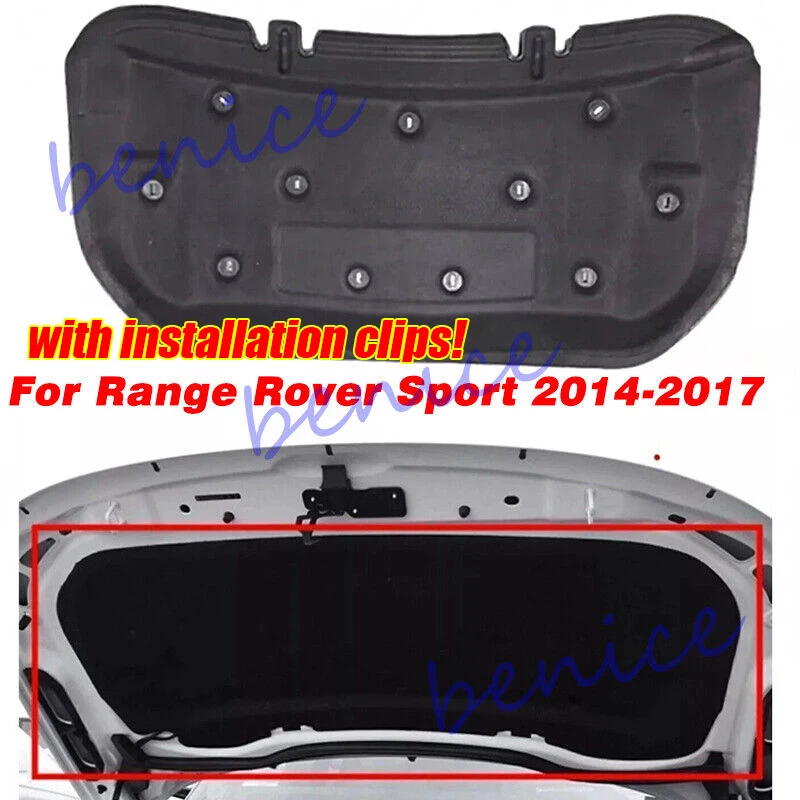 Car Hood Insulation Pad Engine Cover For 2014 2015 Range Rover Sport LR043837