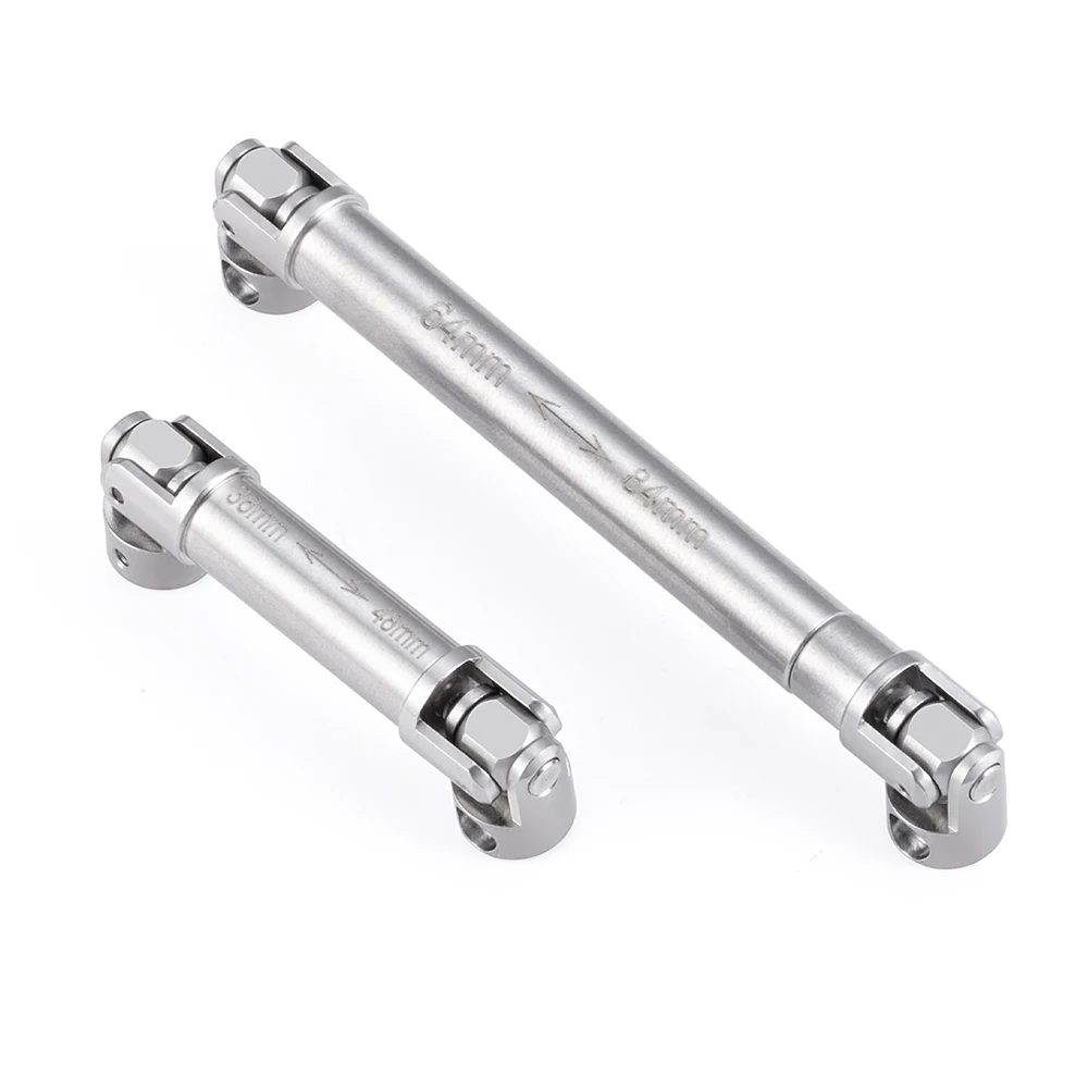 AXSPEED 1Pair Steel Drive Shaft Center Links for 1/24 Axial SCX24 Gladiator AXI00005 RC Micro Crawler Car Upgrade Parts