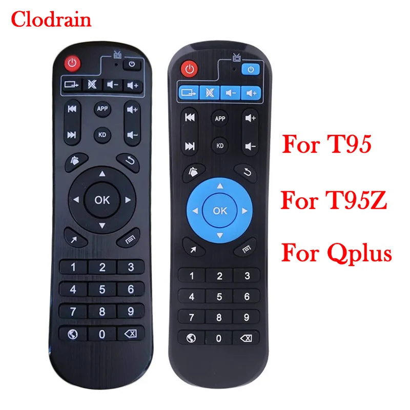 1pc set-top box remoto com função de aprendizagem substituição para t95 t95z plus h96 x96 s912 android tv box media player infravermelho