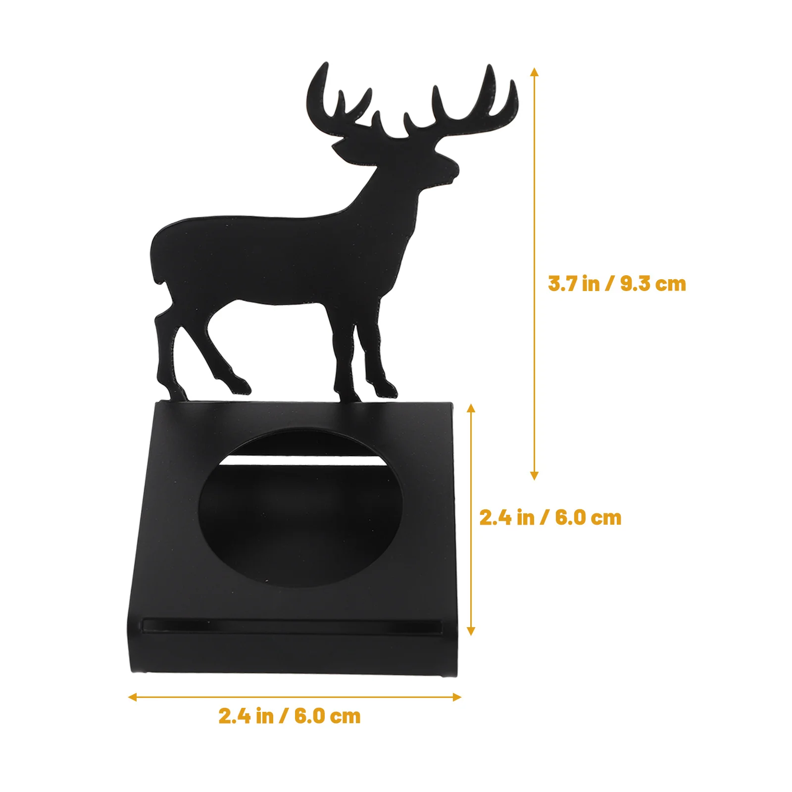 4 قطعة إِلْكَة عيد الميلاد أصحاب المعادن الشاي ضوء حامل الجدول محور سطح المكتب حامل الشمعدان ديكور عيد الميلاد #4