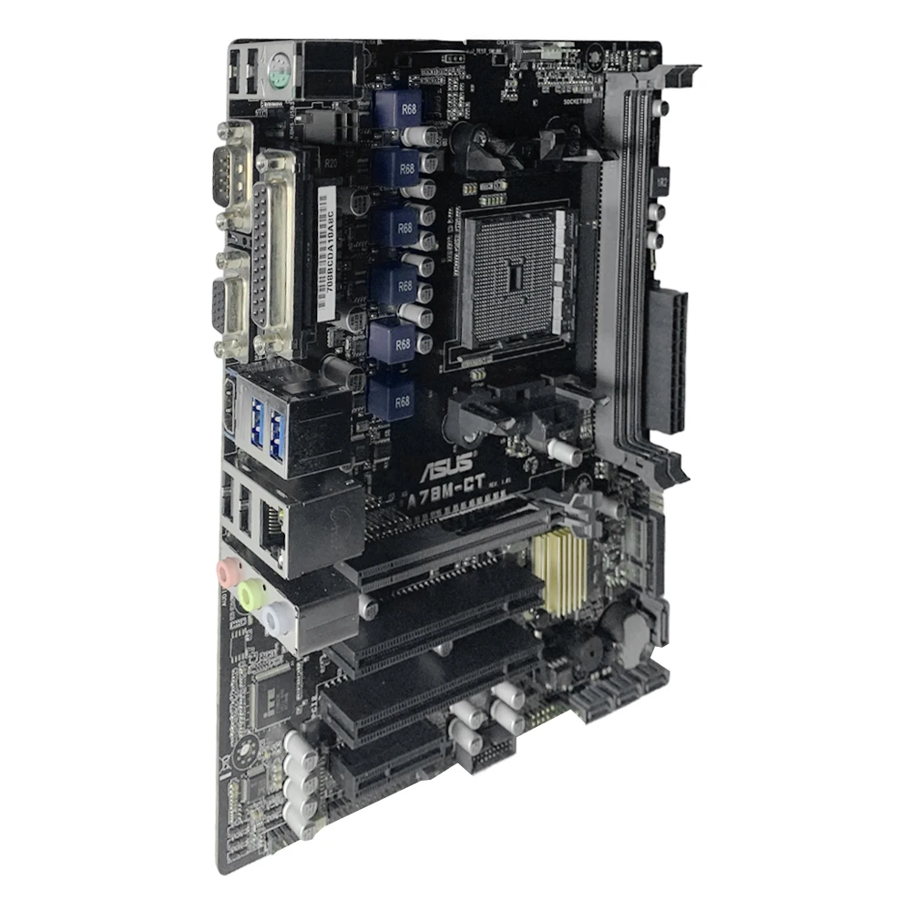 ASUS A78M-CT Motherboard Support AMD A10-5800K A10-6800K 7700K A6-5400K A6-7400K A8-6600K CPU DDR3 2400MHz HDMI A78 Mainboard