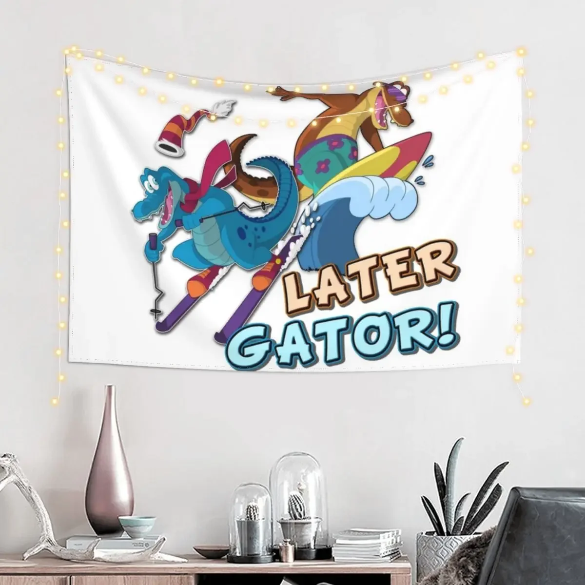 Later Gator! Tapestry Wallpaper Bedroom Wall Hanging Wall Tapestry