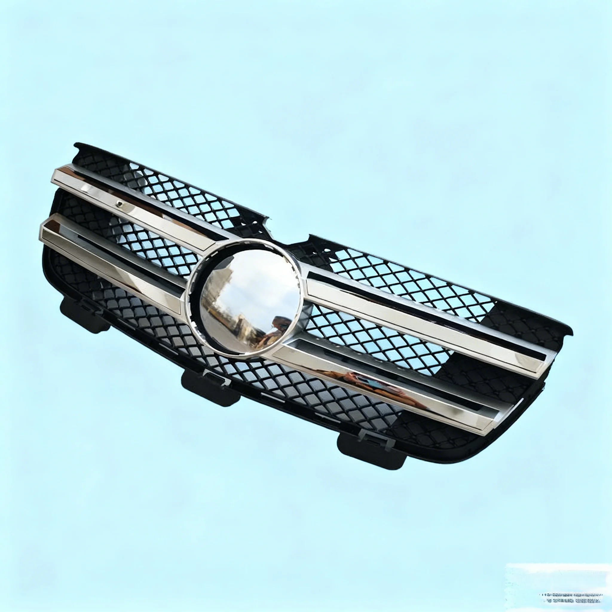 

For Mercedes-Benz GL-Class X164 (2010-2012) OEM Style Dual-Slat Front Grille Mesh Racing Grille Body Kit - Direct Replacement