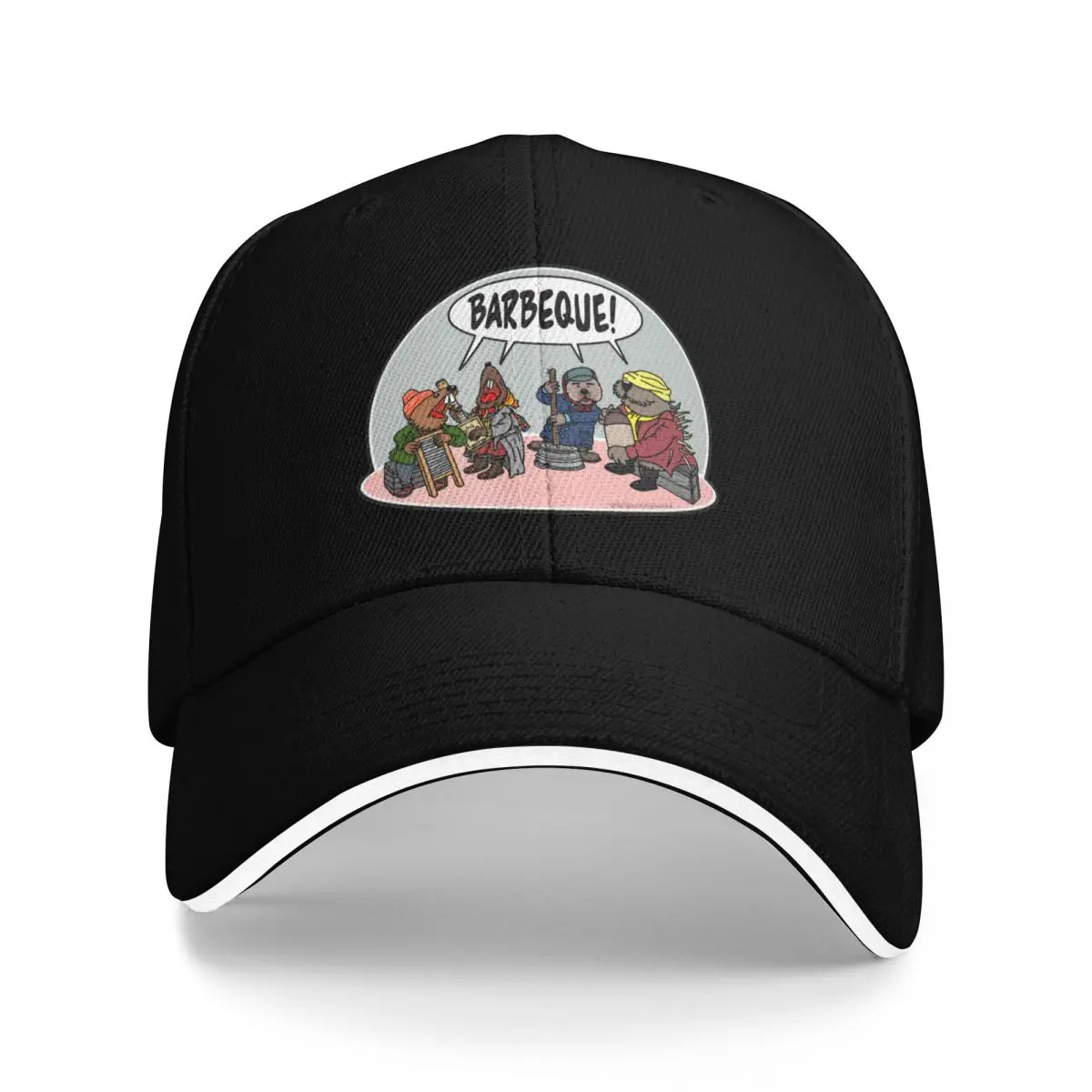 

Emmet-otter, barbeque, bbq, christmas, emmet, jim henson Baseball Cap sun hat Visor hats on offer Men's Baseball Women's